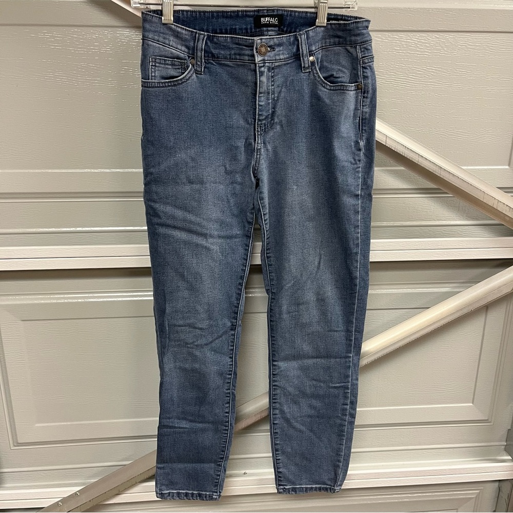 Buffalo David Bitton Aubrey Mid Rise Stretch Super Soft Ankle Grazer Jeans